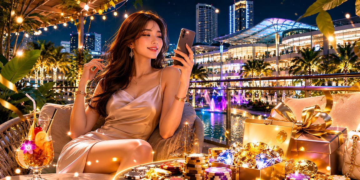 Pemain Johor Bahru mengakses kasino Baccarat inz9 melalui telefon pintar