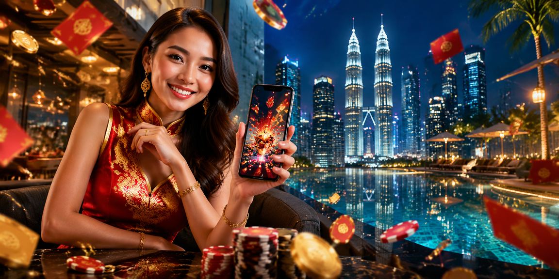 Pemain Kuala Lumpur menerima bonus loteri inz9 dengan sampul merah beruntung gaya Malaysia