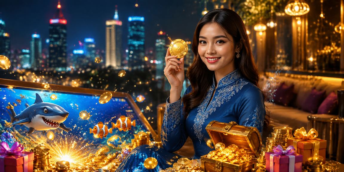 Pemain Petaling Jaya bermain permainan digital inz9 dengan pakaian baju kurung